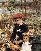 Pierre-Auguste Renoir On the Terrace USA oil painting artist